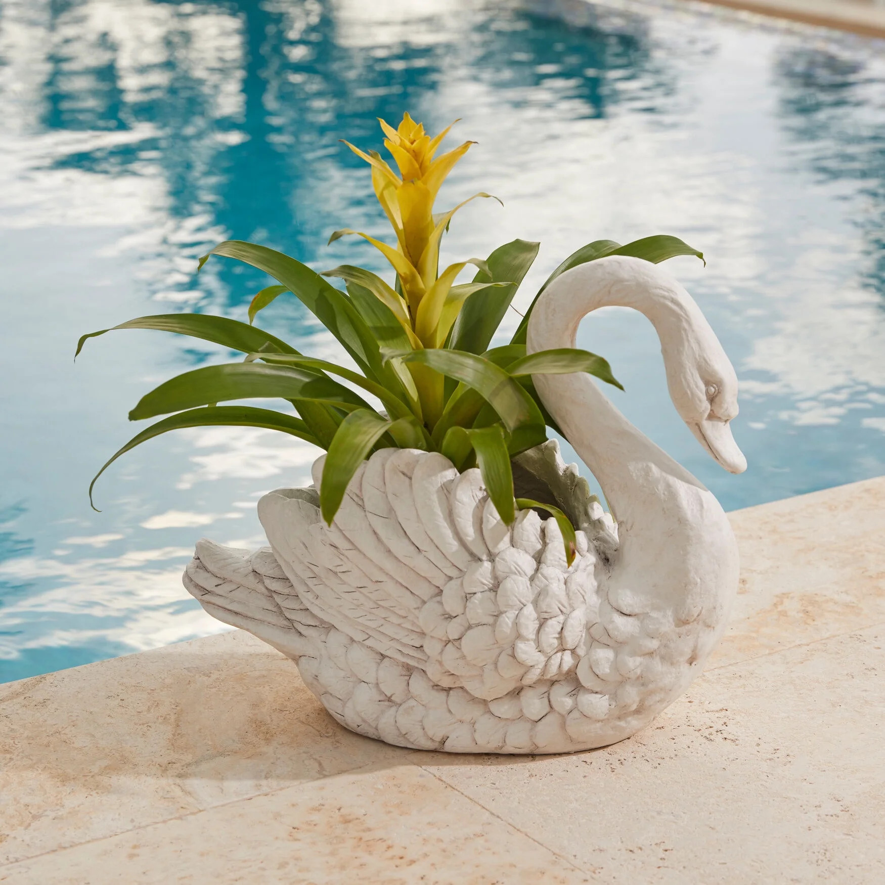 LANGM Swan Planter  Ivory | Walmart (US)