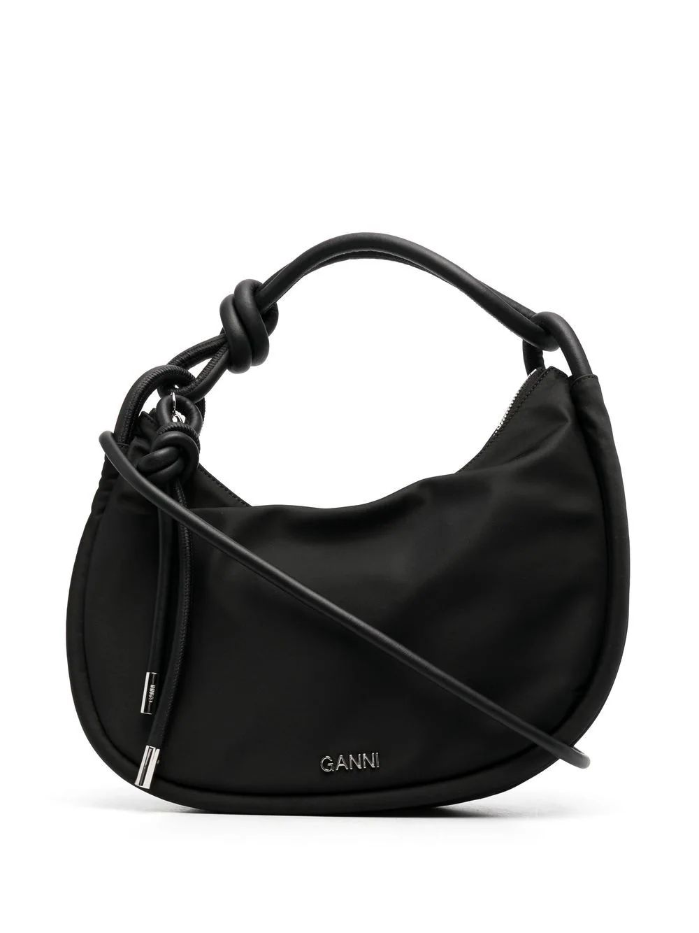 GANNI Knotted top-handle Bag - Farfetch | Farfetch Global