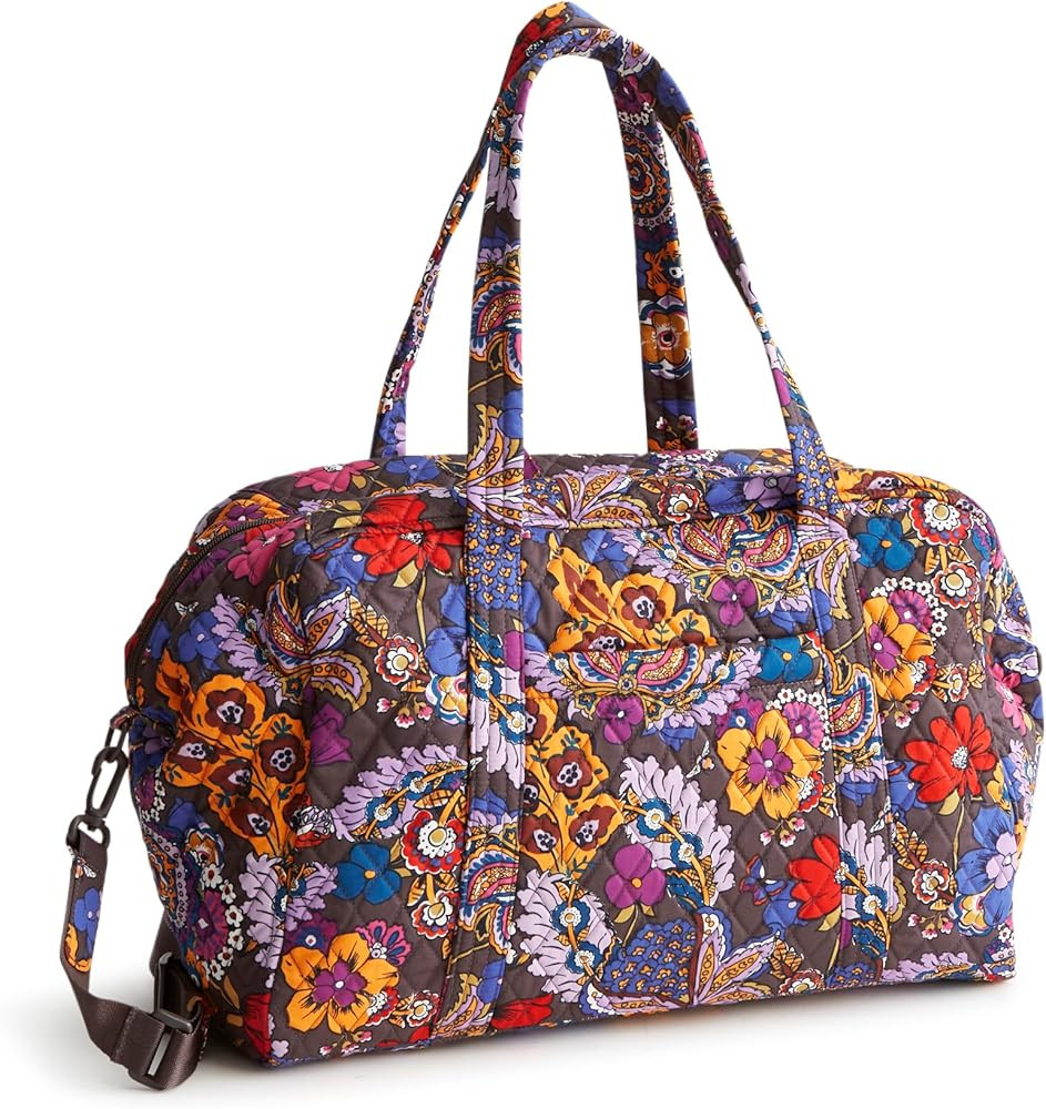 Vera Bradley Women's Cotton Miramar Weekender | Amazon (US)