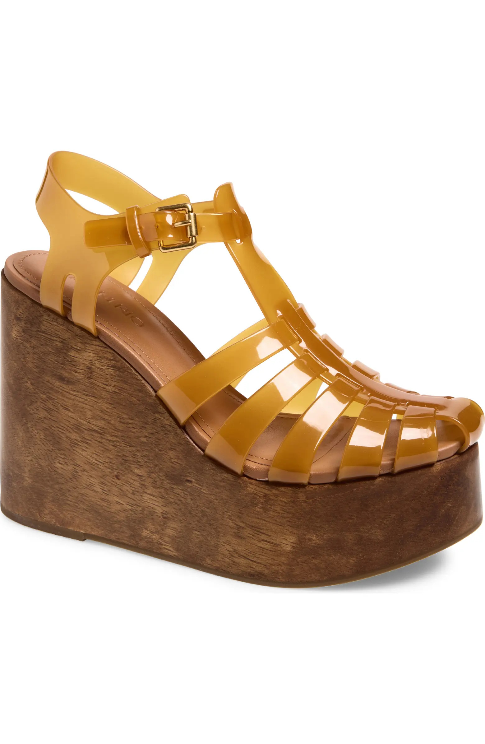 Fisherman Jelly Wedge Sandal (Women) | Nordstrom