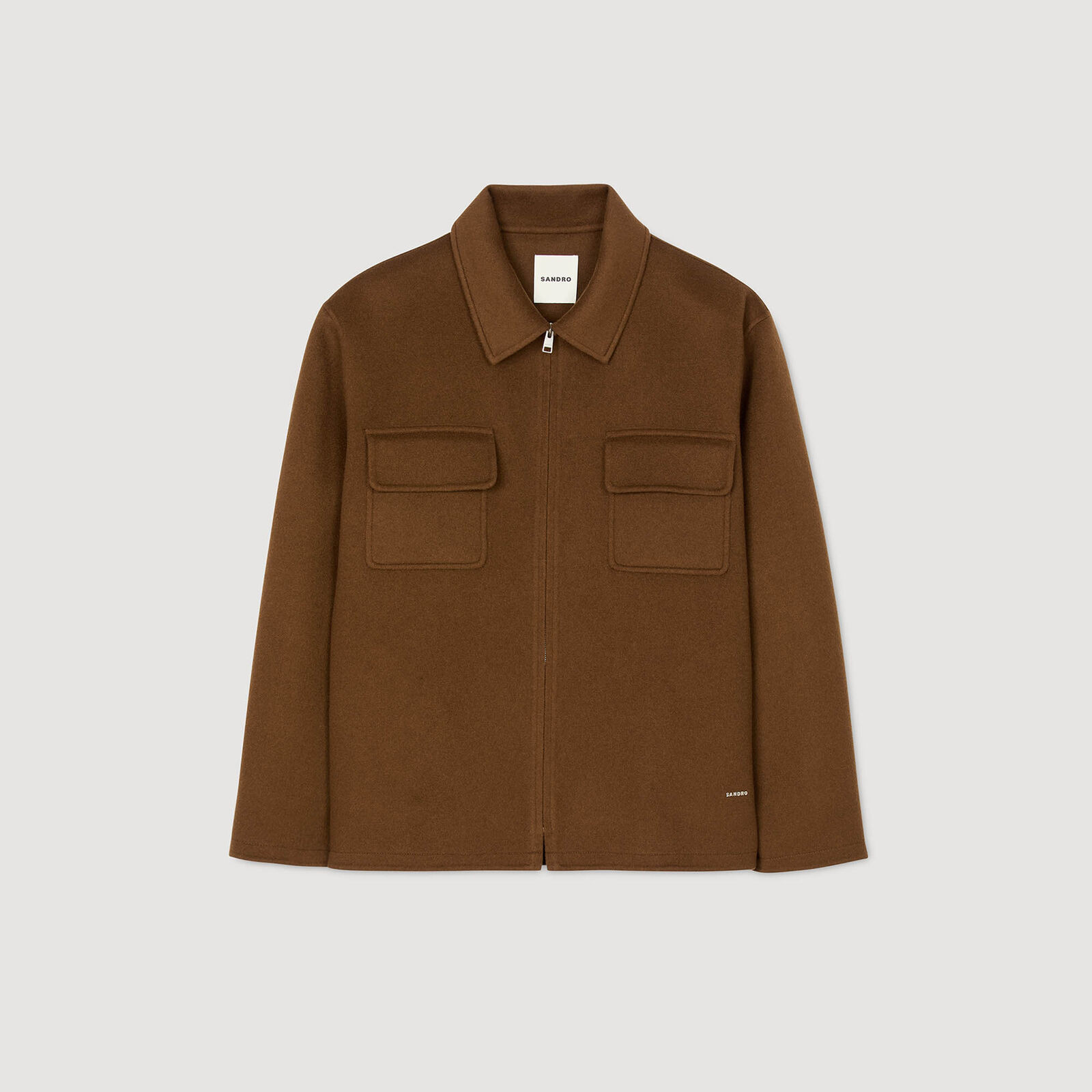 Zipped overshirt | Sandro US | Sandro-Paris US