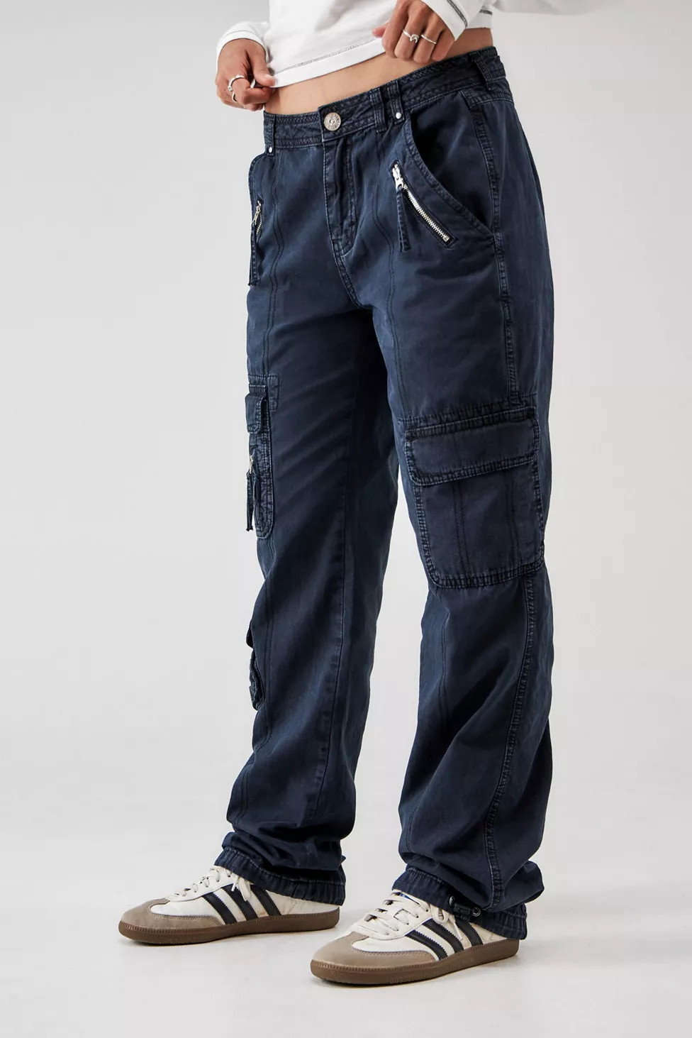 BDG Black Y2K Mila Cargo Pant | Urban Outfitters (US and RoW)