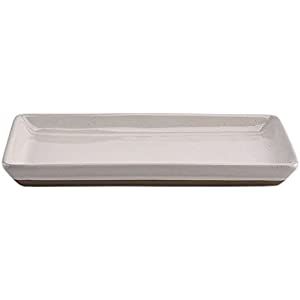 Sweet Water Decor Stoneware Tray for Home - Cream Speckled | Kitchen and Bathroom Dispenser Holder | | Amazon (US)