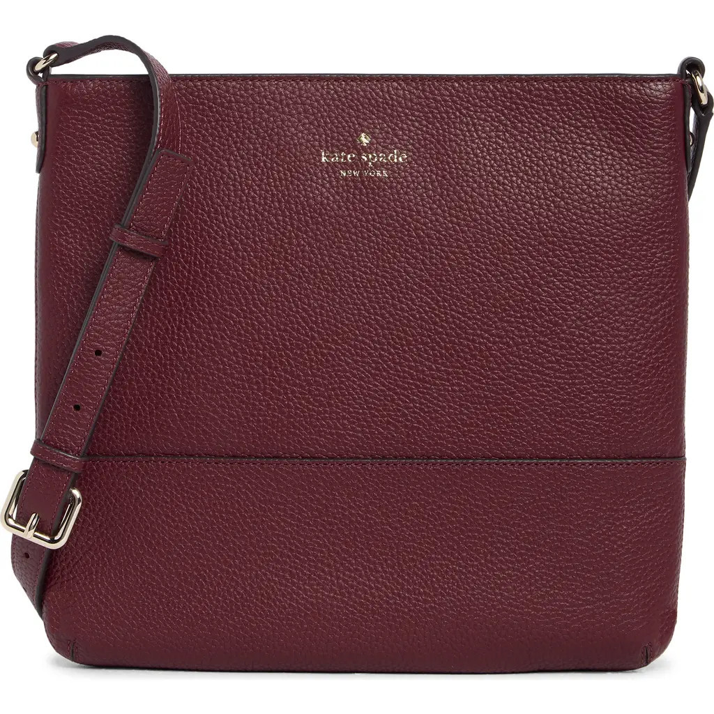 Kate Spade New York southport avenue cora crossbody bag in Dark Merlot at Nordstrom Rack | Nordstrom Rack