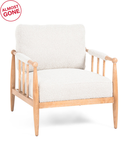 30x31 Valerie Accent Chair With Solid Wood Frame | TJ Maxx