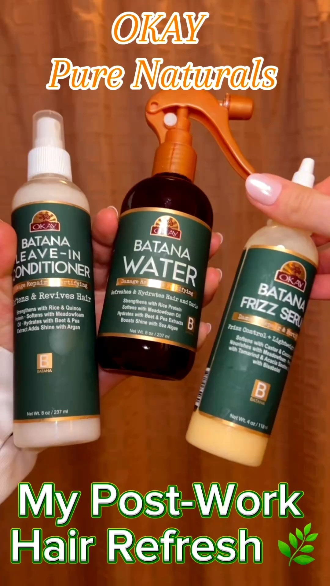 My 5-Minute Post-Work Hair Refresh 🌿✨

Coming home from a long shift usually means my hair needs a little TLC. I’ve been reaching for the OKAY Pure Naturals Batana Collection to revitalize my strands without needing a full wash day!

Shop the full routine and my favorite Batana must-haves below! 👇

@Shop.LTK #liketkit #ad #OKAYPureNaturals #OKAYBatana

#LTKdayinmylife #LTKgrwm #LTKselfcare