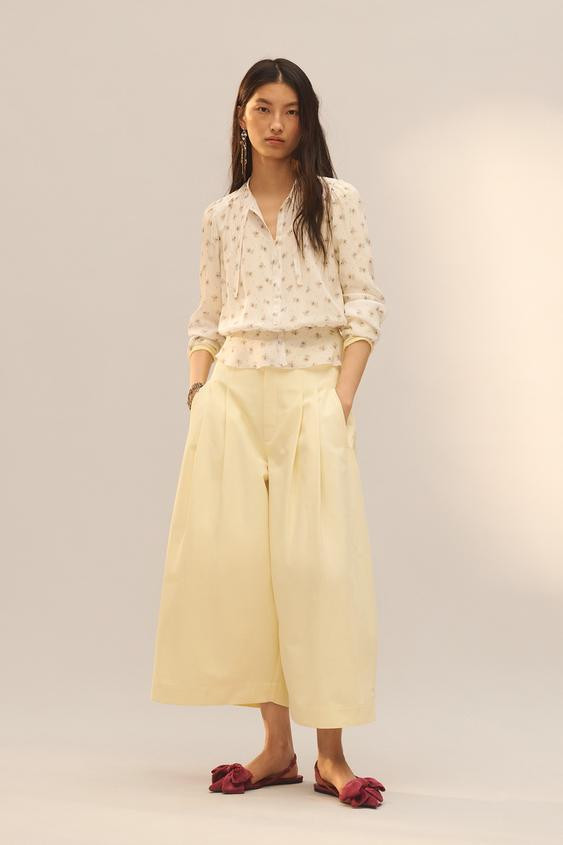LIMITED EDITION PLEATED PANTS | Zara US