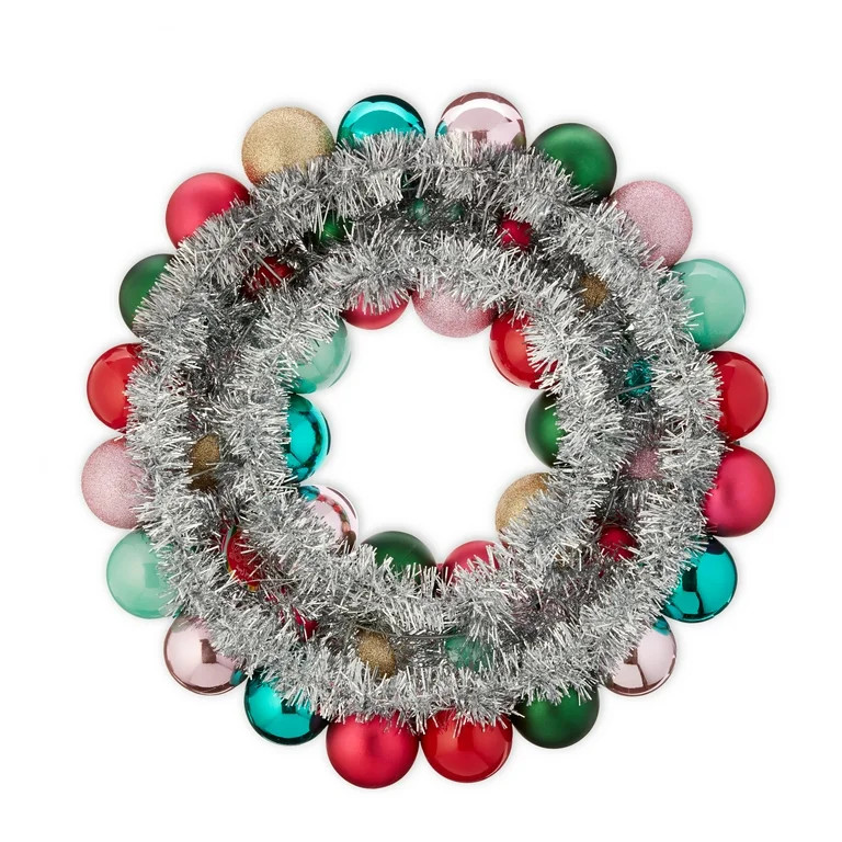 Packed Party ShatterSproof Christmas Wreath, 20 Inch - Walmart.com | Walmart (US)
