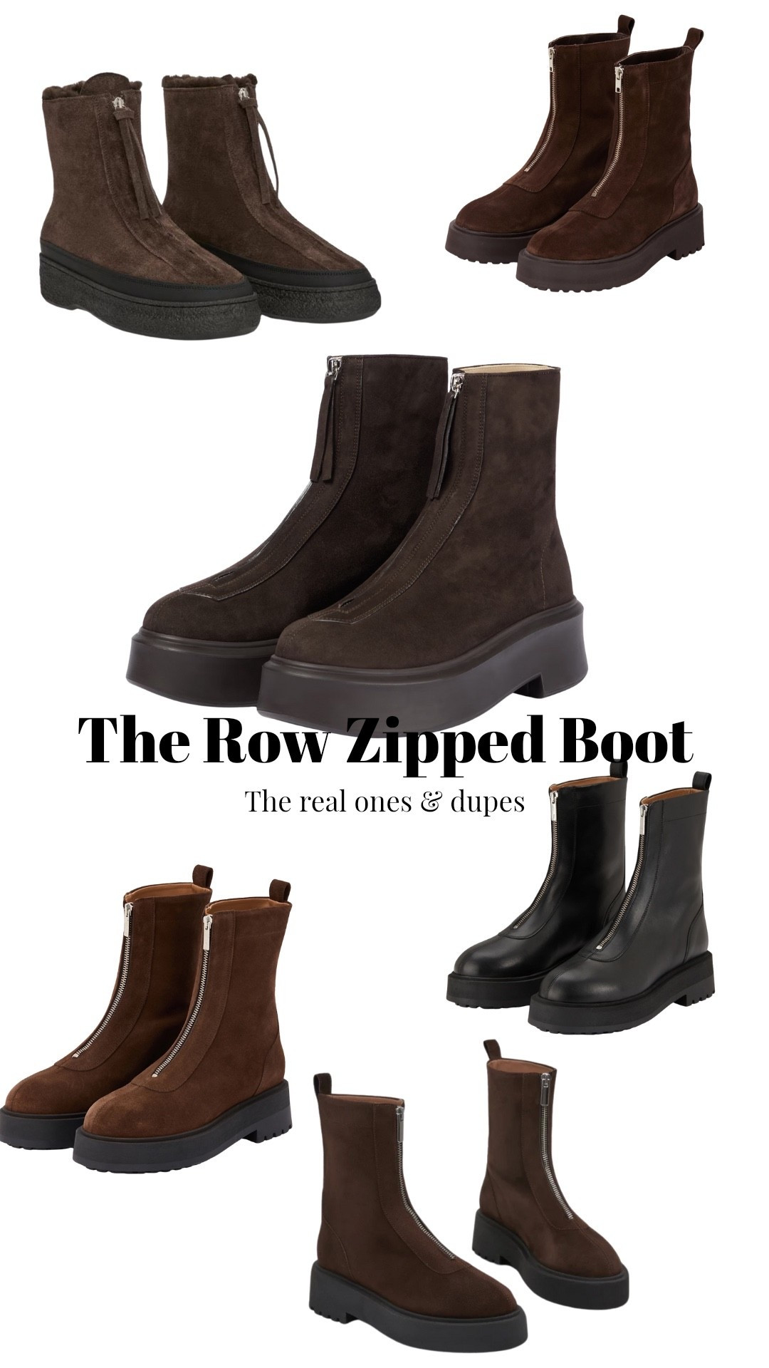 Favorite boots of the season 👀 Aber die Boots von The Row sind zugegeben ziemlich pricey. Ich habe euch das Original und die schönsten Dupes rausgesucht 

#LTKshoes #LTKwinter #LTKdeutschland