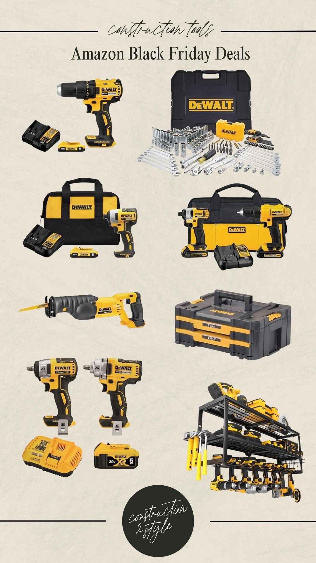 Shop some of our favorite construction tools! Great Amazon Black Friday Deals. 

#LTKSaleAlert #LTKHome #LTKCyberWeek