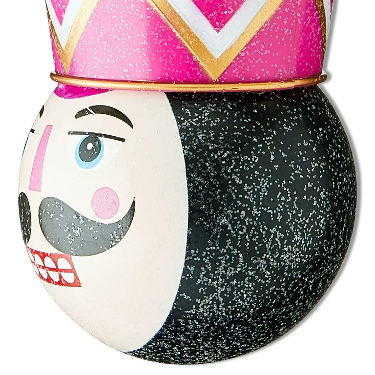 Pink Nutcracker Head Christmas Ornament, 5", by Holiday Time | Walmart (US)