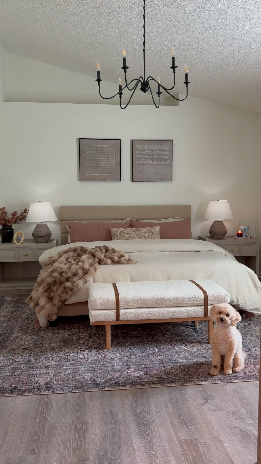 Love this before and after with some beautiful @Wayfair picks 😍  

#wayfairpartner #ad #wayfair 

Bedroom transformation, guest bedroom, master bedroom, neutral bedroom inspo, nightstands, bench, bedroom inspo 

#LTKHome #LTKSaleAlert