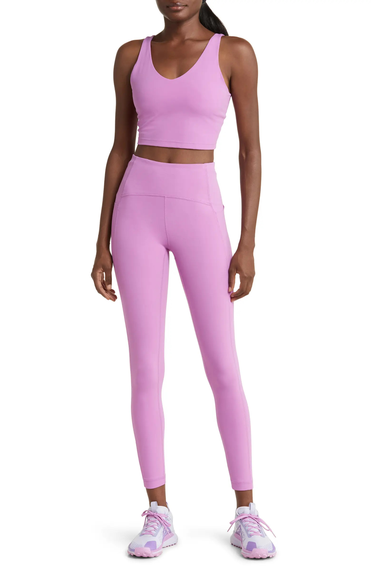 Studio Luxe High Waist Pocket 7/8 Leggings | Nordstrom