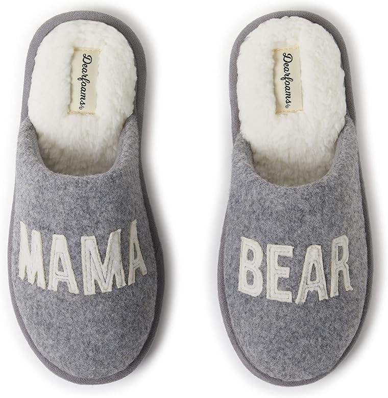 Dearfoams Women's Mama Bear Slipper | Amazon (US)