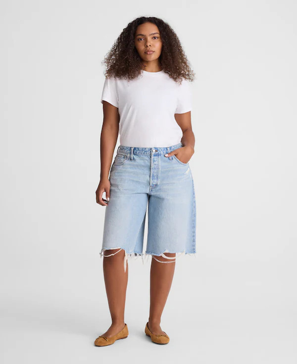 The Curvy Essex Long Baggy Short | Madewell