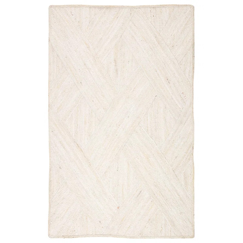 Lizbeth Geometric Hand-Woven Ivory Area Rug | Wayfair Professional