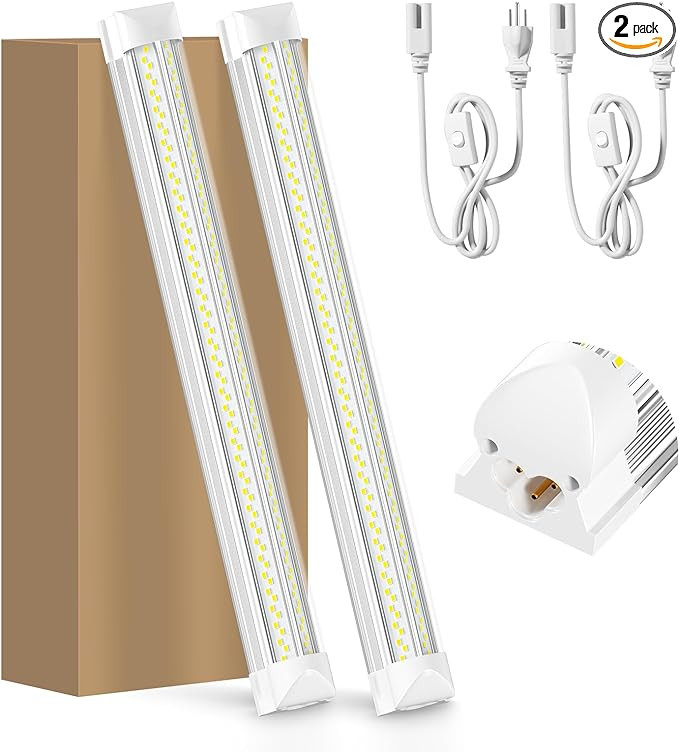 LED Shop Lights, LED Tube Light 25W 6000K, Led Garage Light, Super Bright, Under Cabinet Lighting... | Amazon (US)