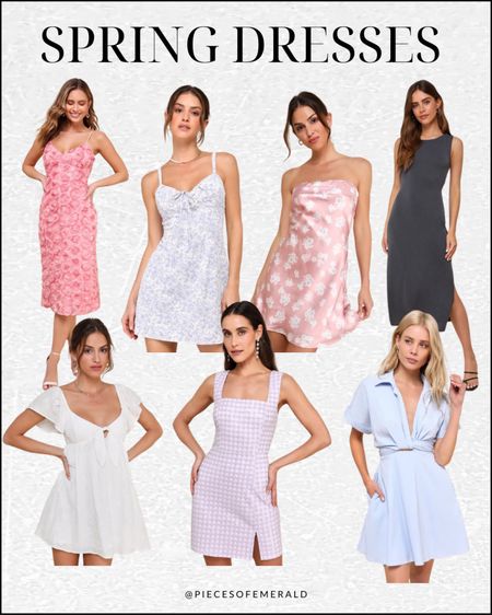 Sharing some of my favorite spring dresses from Lulus, spring fashion finds, spring outfit ideas, spring style 

#LTKfindsunder100 #LTKstyletip