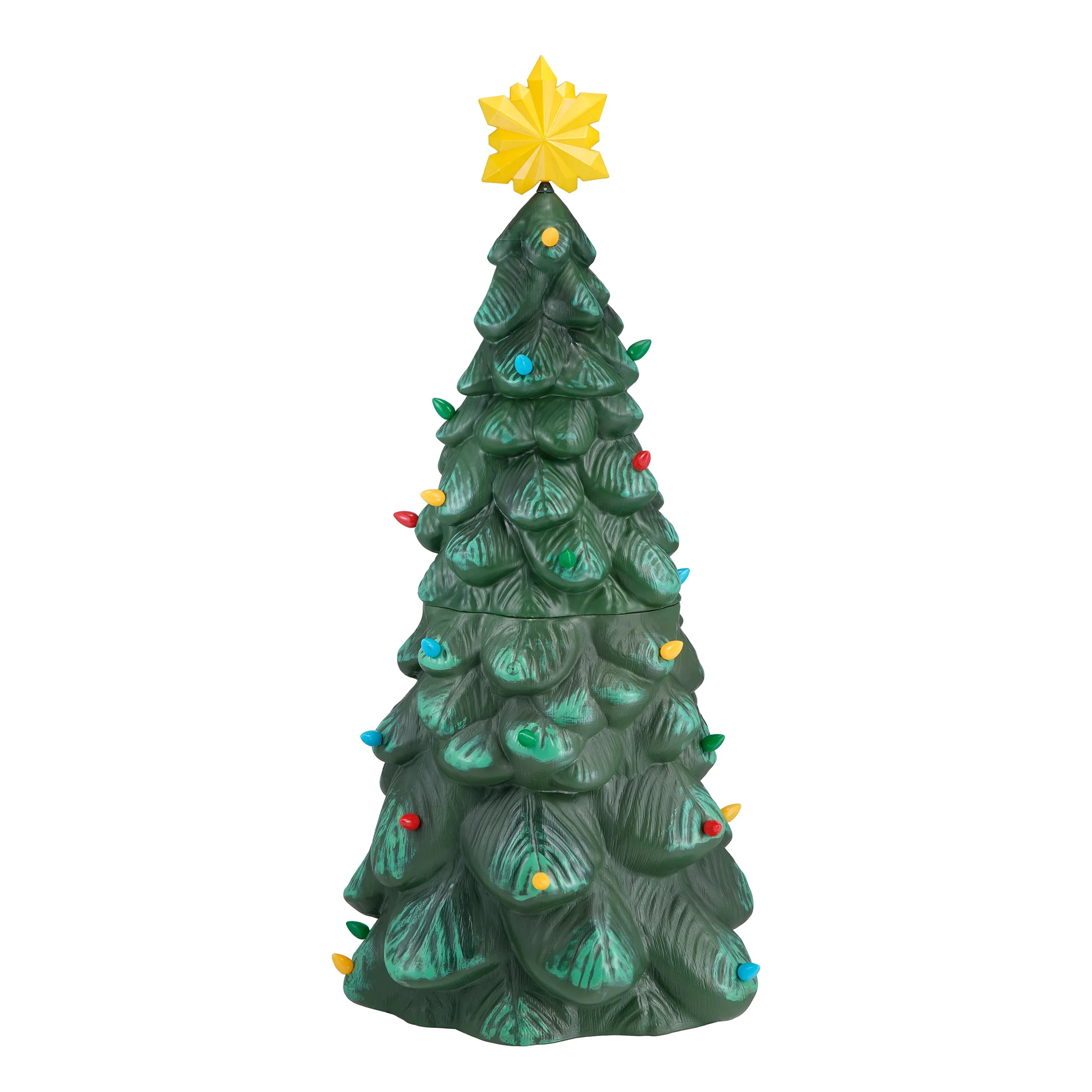 Light-Up Christmas Tree Blow Mold, 63 in, by Holiday Time | Walmart (US)