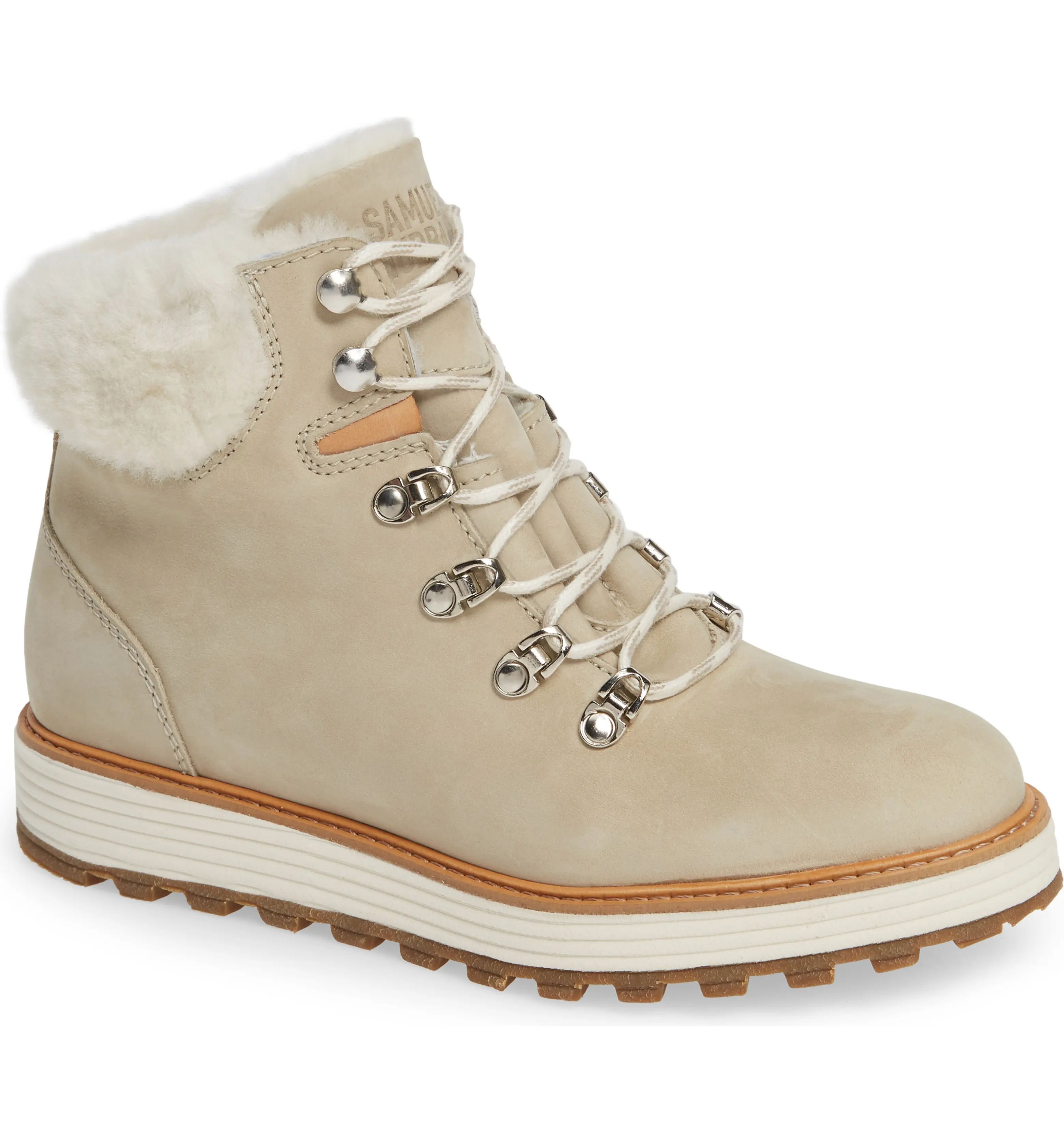 Alpine Water Resistant Genuine Shearling Lined Boot | Nordstrom