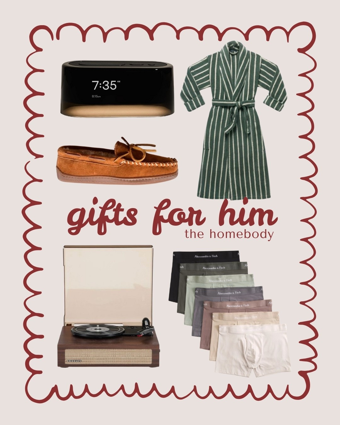 Gifts for the Homebody
These gifts are perfect for the person that likes to stay home. Cozy gifts, relaxing gifts, gifts for him, gifts for husband, gifts for boyfriend   

#LTKMens #LTKGiftGuide