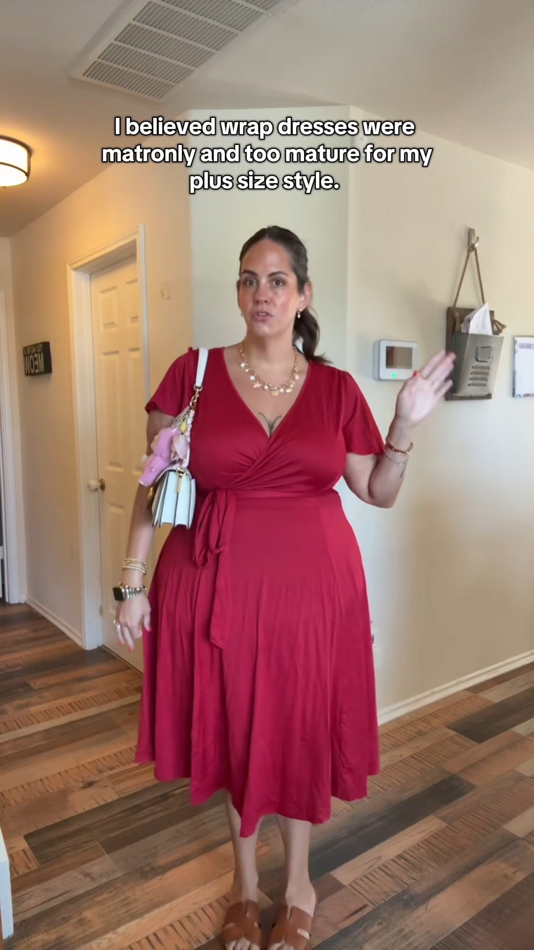 Plus size wrap dress 

#LTKPlusSize