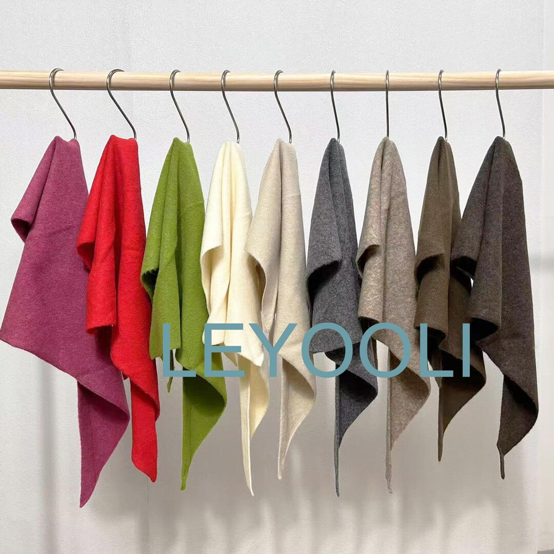 Wool Cashmere Cotton Yarn Blend Triangle Scarf, Wool Small Scarf, Winter Bandana, Hand Knit Small... | Etsy (US)