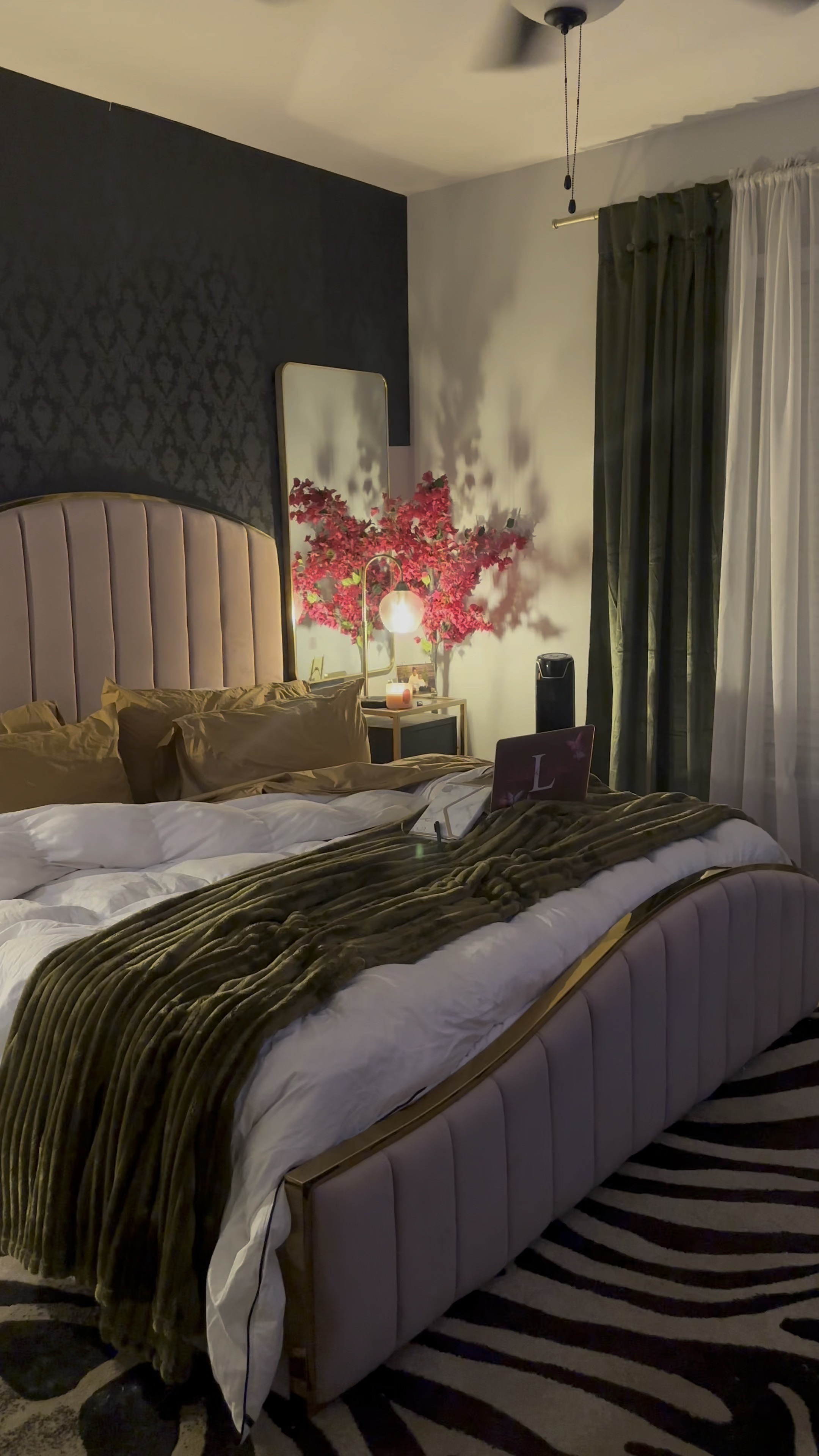 Fall Bedroom Inspo but make it Girly! I’m so in love with my bed and I get sooo many compliments, and it’s On sale! Let me know if I should post more home decor   #miamichic 

#LTKHolidaySale #LTKSeasonal #LTKstyletip