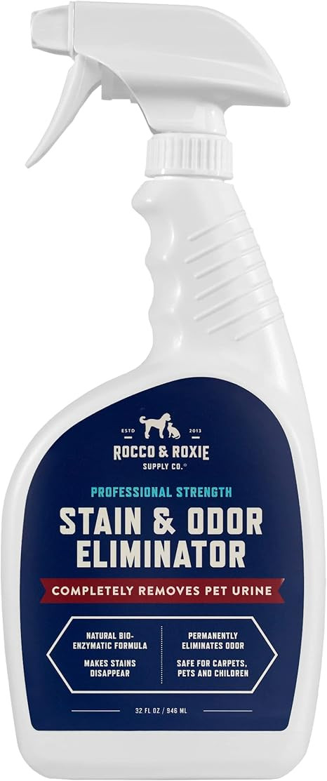 Rocco & Roxie Supply Co. Stain & Odor Eliminator for Strong Odor, 32oz Enzyme Pet Odor Eliminator... | Amazon (US)