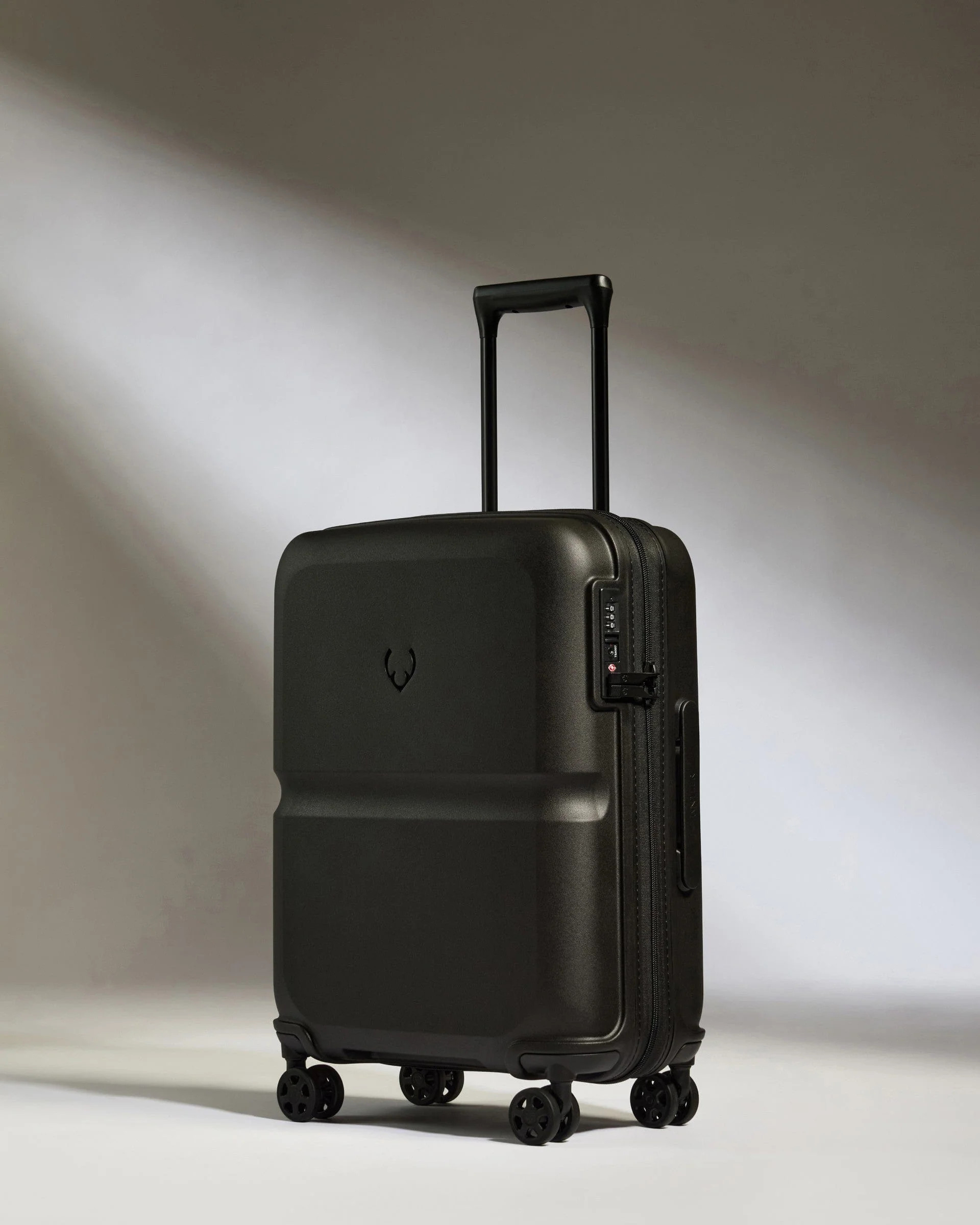 Cabin Suitcase in Black - Single Stripe | Cabin Bag & Hard Luggage | Antler UK