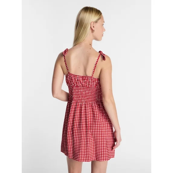 Kacey Lee Women's Smocked Mini Dress, Sizes XS-XXL | Walmart (US)