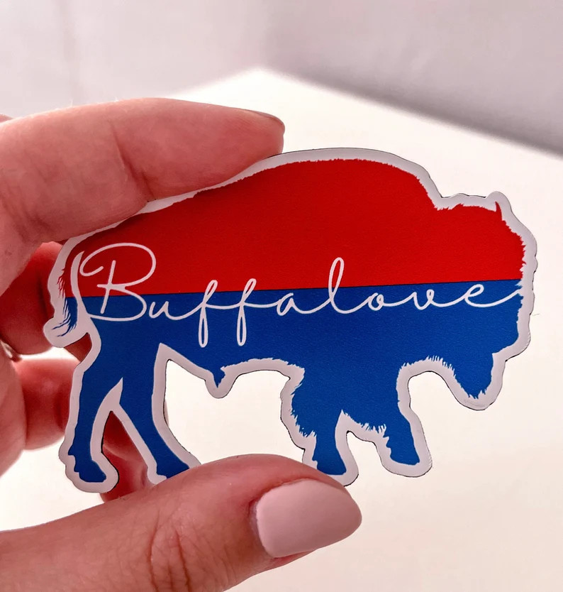 Buffalove MAGNET Buffalo Stickers Waterproof Stickers - Etsy | Etsy (US)