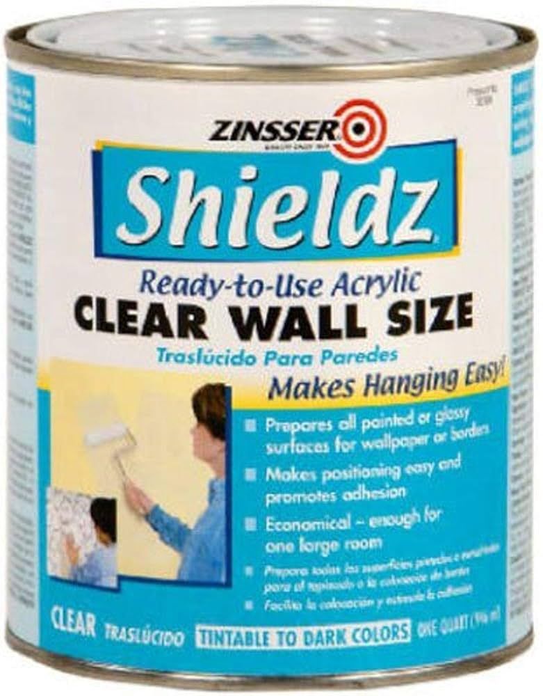 Rust-Oleum 2104 Shieldz Wall Size Primer, 1-Quart, Clear, 32 Fl Oz (Pack of 1) | Amazon (US)