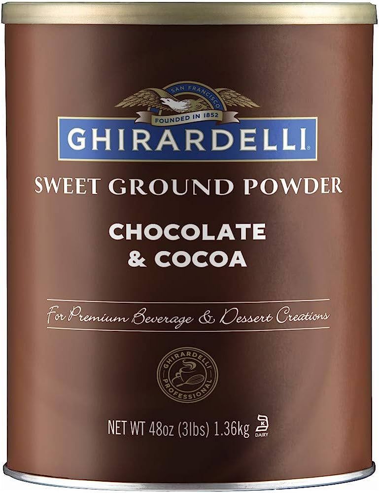 Ghirardelli Sweet Ground Chocolate and Cocoa | 3 lb. | Baking & Desserts | Amazon (US)