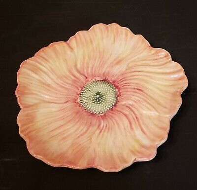 MAXCERA Pink PRIMROSE Flower Dessert Salad Appetizer Plate Pink/White/Green  | eBay | eBay US