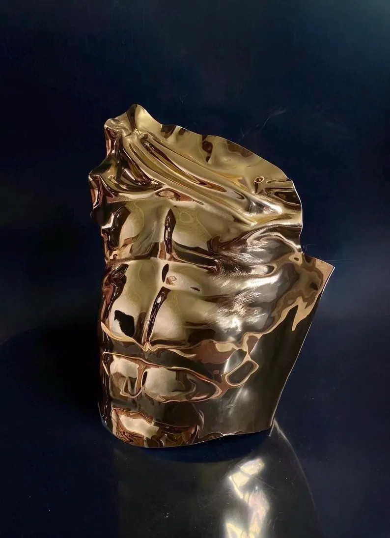 Men’s Gold Armor Corset – Festival Breastplate, Artistic Male Costume, Custom Stage Wear, Ref... | Etsy (US)