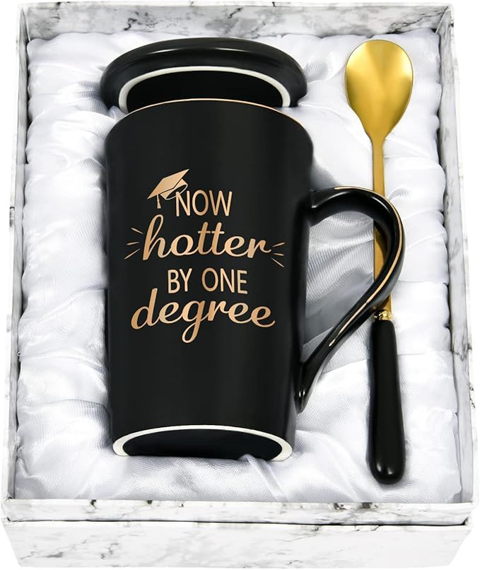 YHRJWN - Graduation Gifts, Now Hotter By One Degree Coffee Mug, Graduation Gifts for Her Him Girl... | Amazon (US)