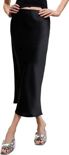 Stretch Satin Skirt | Nordstrom