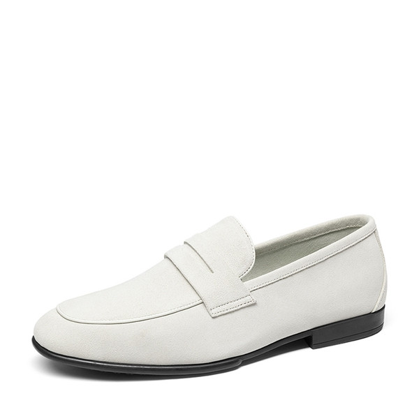 Men's Classic Suede Dress Loafers | Bruno Marc