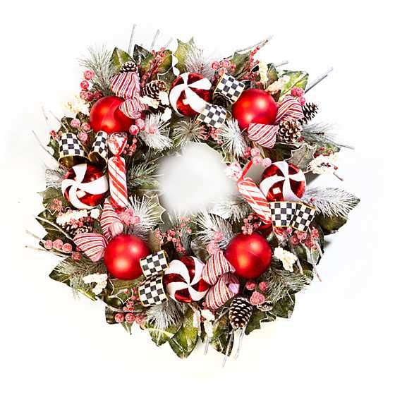 Checkmate Wreath | MacKenzie-Childs