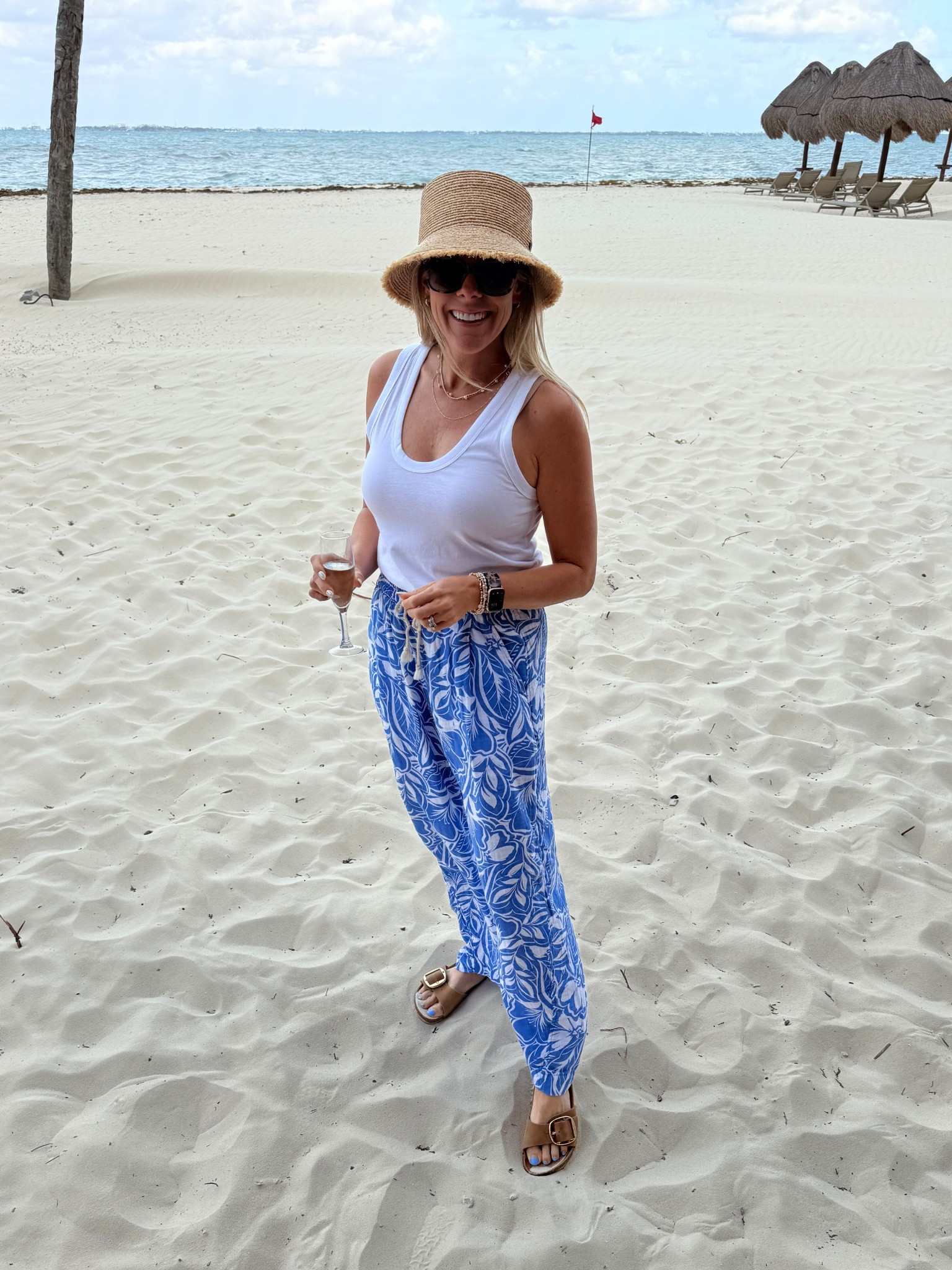 Size XS pants and small tank top and sweatshirt. Beach pants travel outfit 


#LTKootd #LTKTravel #LTKSwim
