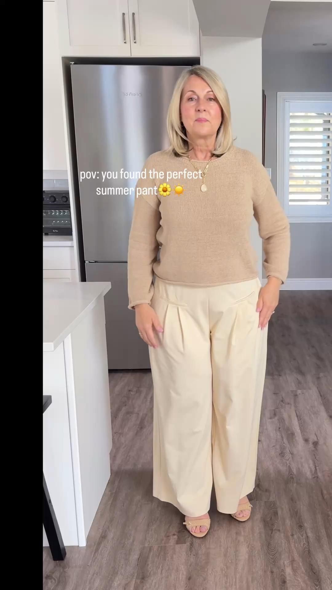OGL
Just absolutely loving these dress pants by OGL. Firstly the colour is so nice especially for the summer. They are such great quality and they aren’t see through which make them a 10/10 for me. 
I’m wearing a size 14
Top is Joe Fresh size L
Shoes Cosy Island - Link in bio
Necklace -Spartina

#LTKmidsize #LTKover50style
