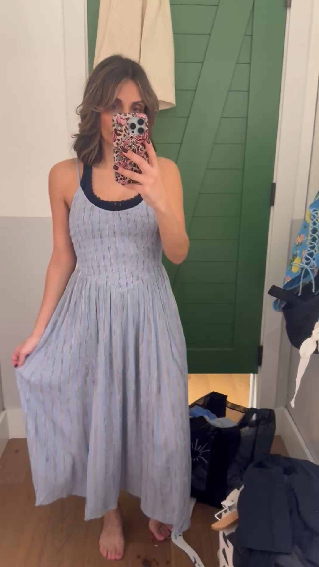 Aerie dress size xs
Added tank under 

#LTKSpringSale #LTKStyleTip #LTKOver40