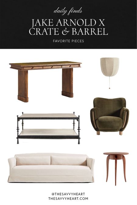 Jake Arnold x Crate & Barrel Collaboration. A few of my favorite home decor in furniture pieces. Modern, traditional, transitional, contemporary

#LTKhome