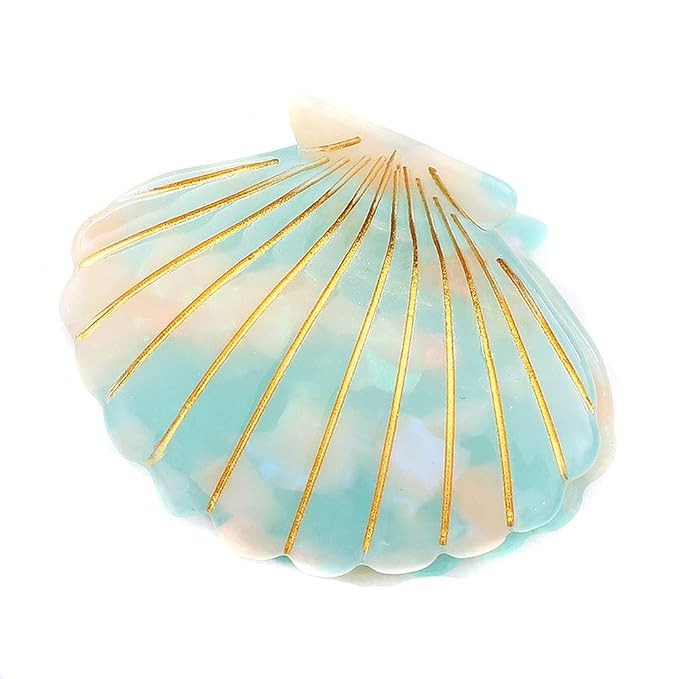 Shell Jaw Clip Hair Claw Clip Clamps Resin Hair Clips Marble Pattern Hairpins Hair Accessories fo... | Amazon (US)