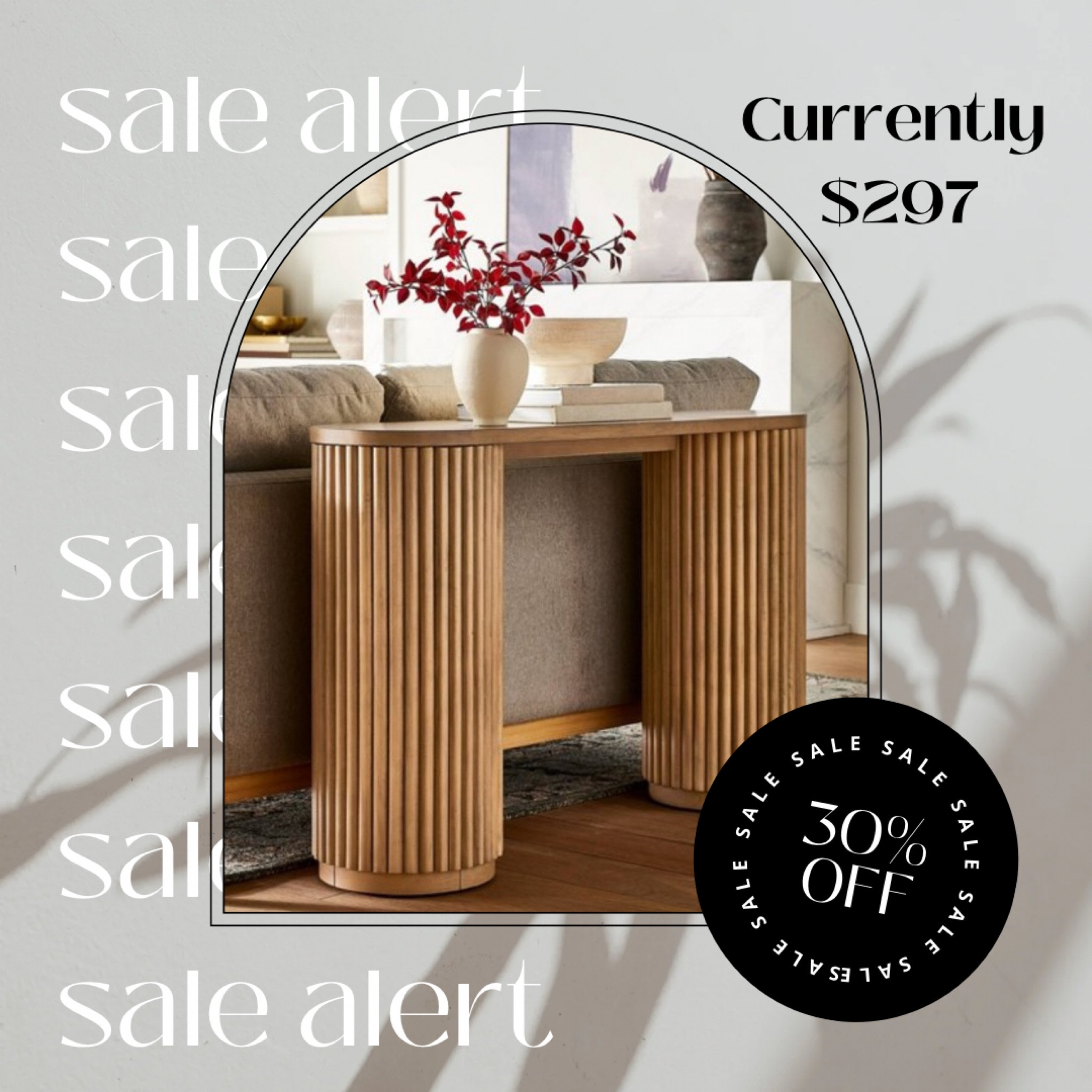 Modern organic fluted console table, Target decor finds, oak console table, home decor on a budget, dowel console table natural, Studio McGee target 

#LTKHome #LTKxNSale