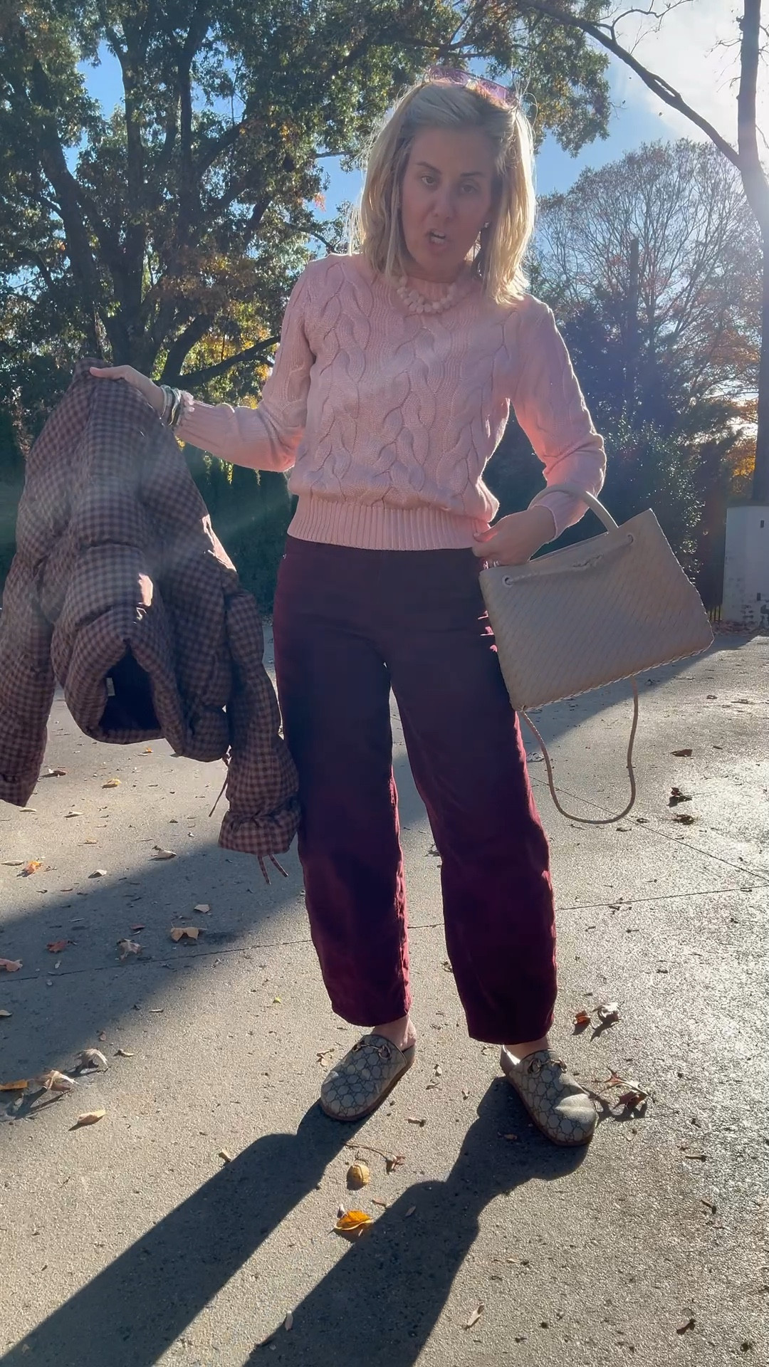 Loving this high-low price point look! 
Wearing XS sweater, 2 pants, 38 shoe

#LTKFindsUnder100 #LTKOver40 #LTKootd