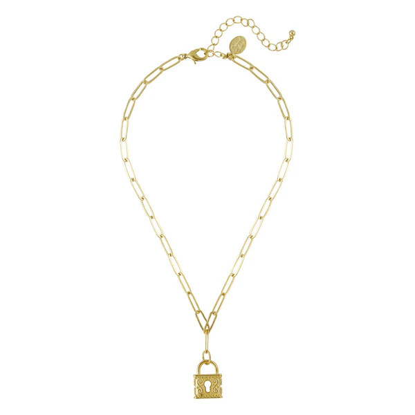 Keepsake Lock Paperclip Necklace | Susan Shaw