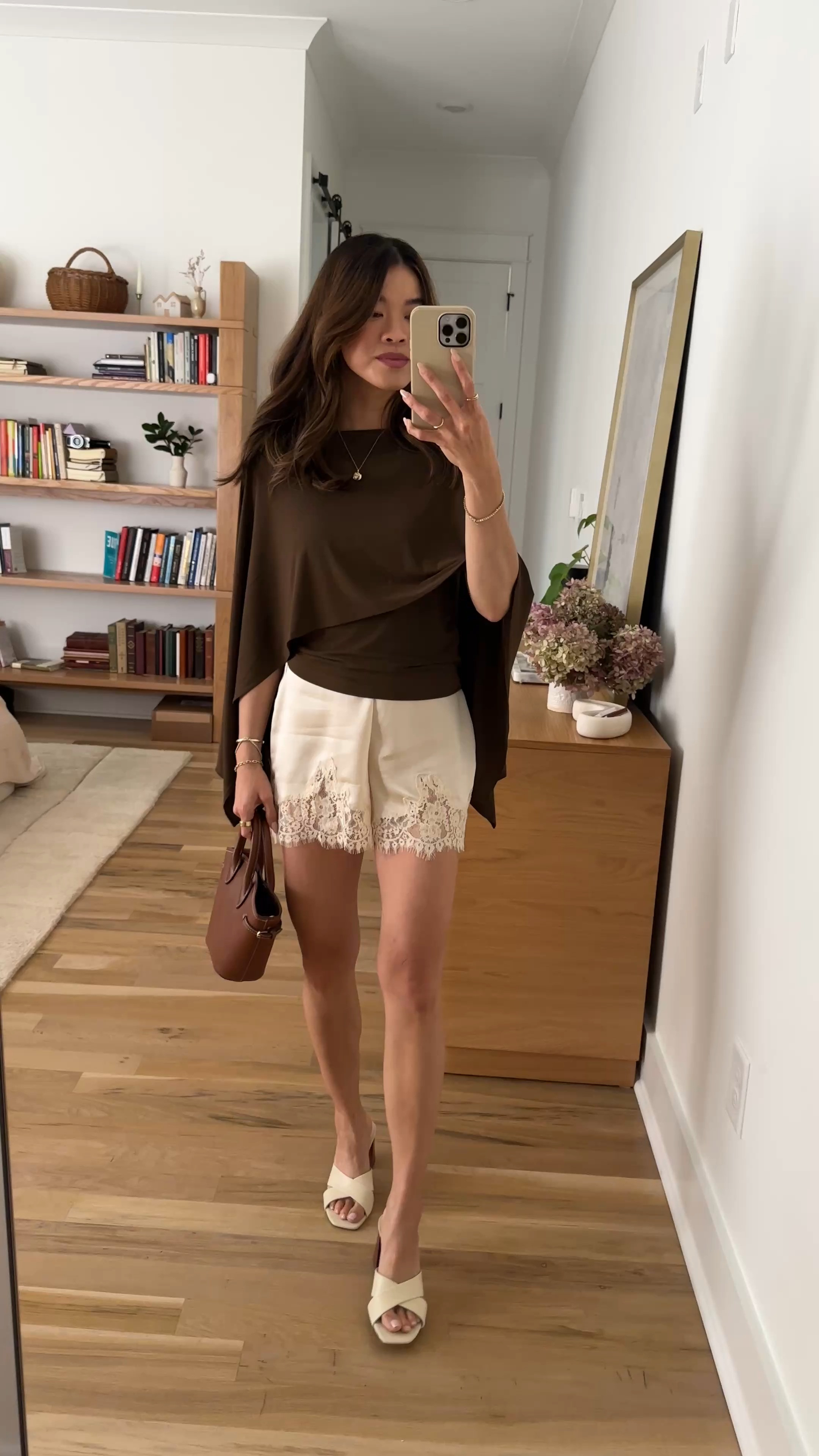 Sizing info:
Top size XS
Shorts size XS in Almond 

petite fashion, get dressed with me, outfit inspiration, ootd, nashville outfit, Nashville influencer, petite style, vacation style, casual outfits, mom style, petite shorts, spring outfits, spring outfit info, spring shorts, spring outfit idea, spring top, spring bag, cape top, spring shoes, summer shorts, satin shorts, slip shorts 

 

#LTKSeasonal #LTKPetite #LTKWedding