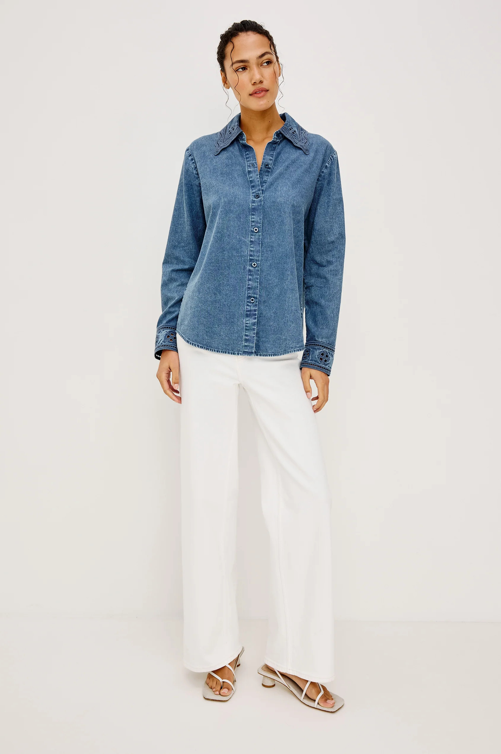 BETHANY SHIRT - ANTIQUE BLUE | Rails